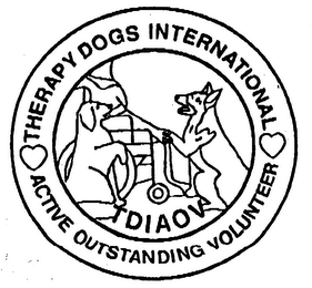 THERAPY DOGS INTERNATIONAL TDIAOV ACTIVE OUTSTANDING VOLUNTEER