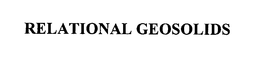RELATIONAL GEOSOLIDS