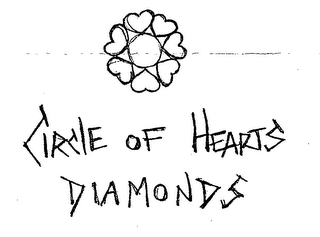 CIRCLE OF HEARTS DIAMONDS