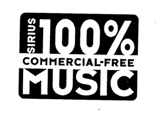 SIRIUS 100% COMMERCIAL-FREE MUSIC