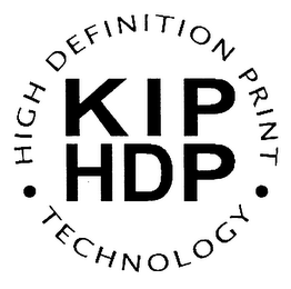 KIP HDP HIGH DEFINITION PRINT TECHNOLOGY