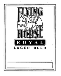 FLYING HORSE ROYAL LAGER BEER