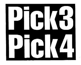 PICK 3 PICK 4