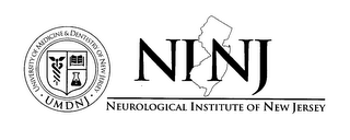 NINJ UMDNJ NEUROLOGICAL INSTITUTE OF NEW JERSEY UNIVERSITY OF MEDICINE & DENTISTRY OF NEW JERSEY