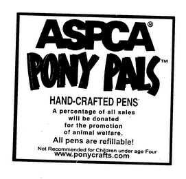 ASPCA PONY PALS "THE PEN THAT SHOWS YOU CARE"