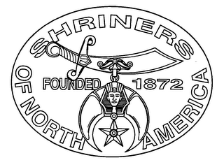SHRINERS OF NORTH AMERICA FOUNDED 1872