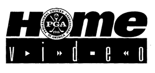 HOME VIDEO PGA PROFESSIONAL GOLFERS' ASSOCIATION OF AMERICA 1916