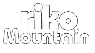 RIKO MOUNTAIN