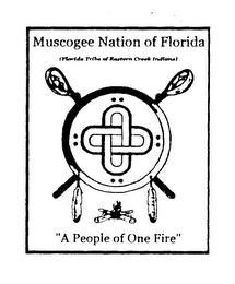 MUSCOGEE NATION OF FLORIDA "A PEOPLE OF ONE FIRE" FLORIDA TRIBE OF EASTERN CREEK INDIANS