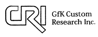 CRI GFK CUSTOM RESEARCH INC.