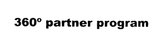 360° PARTNER PROGRAM