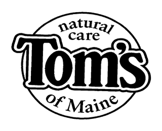 NATURAL CARE TOM'S OF MAINE