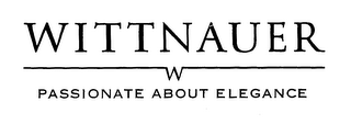 W WITTNAUER PASSIONATE ABOUT ELEGANCE