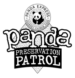 PANDA PRESERVATION PATROL PANDA EXPRESS GOURMET CHINESE FOOD