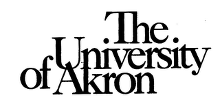 THE UNIVERSITY OF AKRON