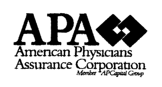 APA AMERICAN PHYSICIANS ASSURANCE CORPORATION MEMBER APCAPITAL GROUP