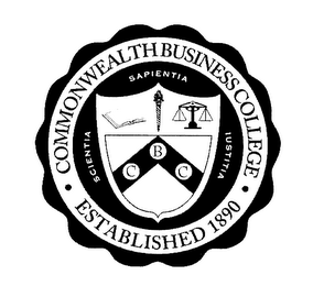 COMMONWEALTH BUSINESS COLLEGE ESTABLISHED 1890 CBC SCIENTIA SAPIENTIA IUSTITIA