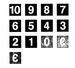 10 9 8 7 6 5 4 3 2 1 0 E E