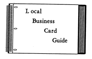 LOCAL BUSINESS CARD GUIDE