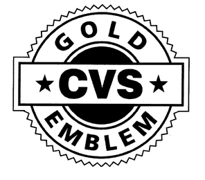 GOLD *CVS* EMBLEM