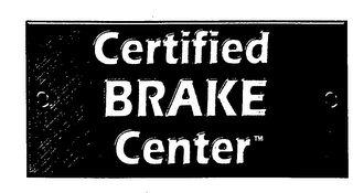 CERTIFIED BRAKE CENTER