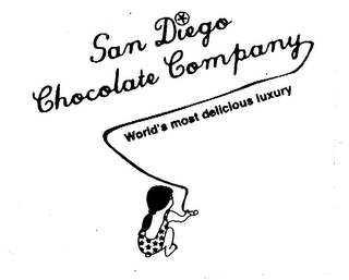 SAN DIEGO CHOCOLATE COMPANY WORLD'S MOST DELICIOUS LUXURY