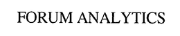 FORUM ANALYTICS, LLC