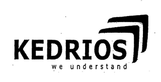 KEDRIOS WE UNDERSTAND