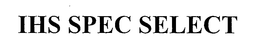 IHS SPEC SELECT