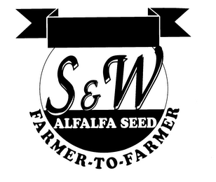 S&W PREMIUM ALFALFA SEED FARMER-TO-FARMER