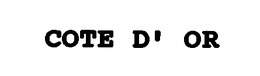 COTE D' OR