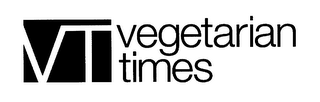 VT VEGETARIAN TIMES