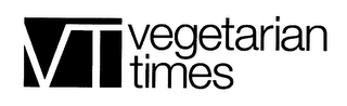 VT VEGETARIAN TIMES