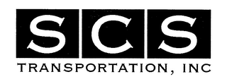 SCS TRANSPORTATION, INC