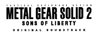 TACTICAL ESPIONAGE ACTION METAL GEAR SOLID 2 SONS OF LIBERTY ORIGINAL SOUNDTRACK