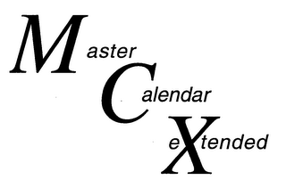 MASTER CALENDAR EXENDED