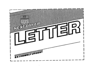 UPS NEXT DAY AIR LETTER EXTREMELY URGENT