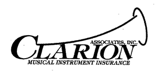 CLARION ASSOCIATES, INC. MUSICAL INSTRUMENT INSURANCE