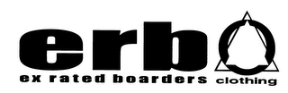 ERB EX RATED BOARDERS CLOTHING