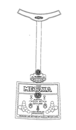 GRAND PRIX CLASSIC I'NHEION METAXA THE GREEK SPIRIT I'NHEION METAZA EST 1888 LA HAA METAZA A.B.E. AAKOGAGYXO BOTO PRODUCED AND BOTTLED BY S.A.E.N.A. METAXA A.K.E.