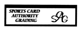 SPORTS CARD AUTHORITY GRADING SCAG