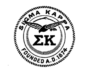 SIGMA KAPPA FOUNDED A.D. 1874