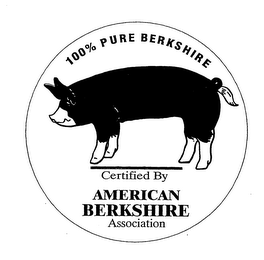 100% PURE BERKSHIRE CERTIFIED BY AMERICAN BERKSHIRE ASSOCIATION