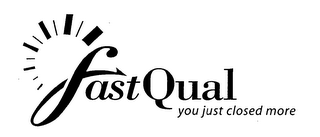 FASTQUAL YOU JUST CLOSED MORE