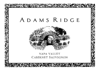 ADAMS RIDGE 2000 NAPA VALLEY CABERNET SAUVIGNON ALC 13.5% BY VOL