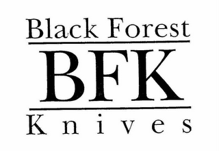 BLACK FOREST BFK KNIVES