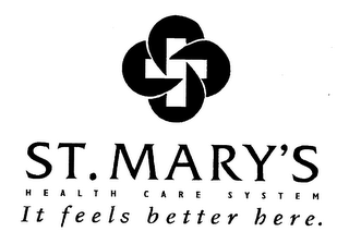 ST. MARY'S HEALTH CARE SYSTEM IT FEELS BETTER HERE.