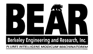 BEAR BERKELEY ENGINEERING AND RESEARCH INC. PLURES INTELLIGENS MODICOM MACHINATOREM