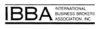 IBBA INTERNATIONAL BUSINESS BROKERS ASSOCIATION, INC.