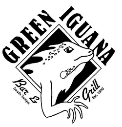 GREEN IGUANA BAR & GRILL SOUTH TAMPA EST.1990